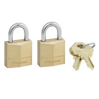 Masterlock 2 x 20mm padlocks ref. 120EURD - keyed alike padlocks - 120EURT - thumbnail