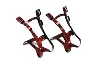Metalen Toe Clips - Rood - thumbnail