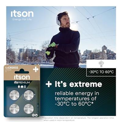 itson Knoopcel CR2032 4 stuk(s) Lithium