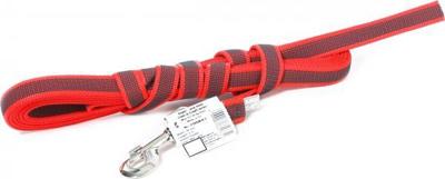 Lange lijn hond - Antislip - 20mm x 5m - Rood