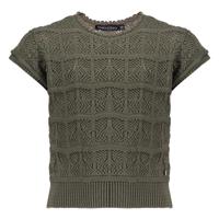 Frankie & Liberty Meisjes trui gebreid - May - Fresh olijf groen - thumbnail