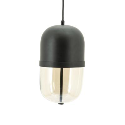 By-Boo Hanglamp 'Maverick' Ø20cm, kleur Zwart