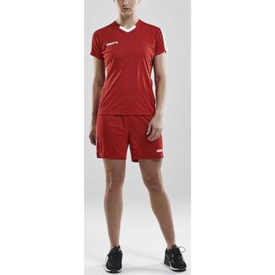 Craft 1905567 Progress Contrast Jersey W - Bright Red/White - XL Craft 1905567 Progress Contrast Jersey W - Bright Red/White - XL