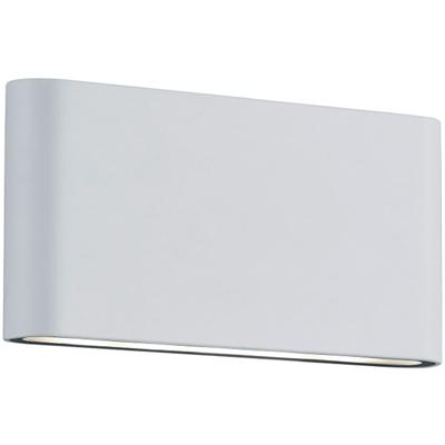 LED Tuinlamp Wandverlichting 8W - Mat Wit Aluminium