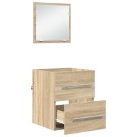 Badkamer Kast Sonoma eiken 41 x 38.5 x 48 cm Bewerkt hout - thumbnail