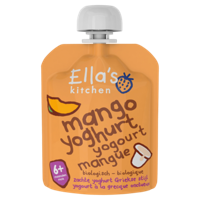 Mango yoghurt griekse stijl 6+ maanden bio 90 Gram - thumbnail