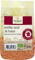 Primeal Rode linzen bio 250 Gram - thumbnail