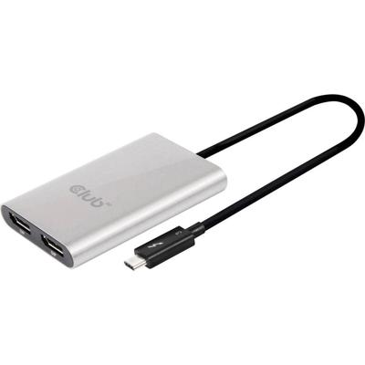 CLUB3D Thunderbolt© 3 naar Displayport© 1.2 Dual Monitor 4K 60Hz CLUB3D Thunderbolt© 3 naar Displayport© 1.2 Dual Monitor 4K 60Hz