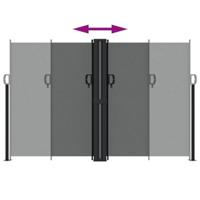 VidaXL Windscherm uittrekbaar 160x1200 cm antracietkleurig - thumbnail