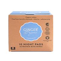 Ginger Organic Maandverband Ultradun Night - thumbnail