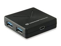 Conceptronic HUBBIES02B USB 3.2 Gen 1-hub 4 poorten Zwart - thumbnail
