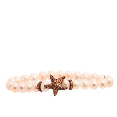Lancaster JLA-BR-STAR-4-WH 16 mm Dames armband