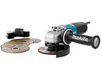 Makita 9565HRX1 | Haakse slijper | 230V | SJS 125 mm + 5 doorslijpschijven | gesloten beschermkap - 9565HRX1 - thumbnail