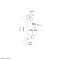 Neomounts AWL75-450WH Wandadapter 1-voudig Wit - thumbnail
