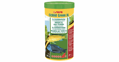 Sera Cichlid Green XL Nature 1L - Hoofdvoedergranulaat voor Cichliden, Zonder Kleurstoffen