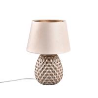 Roze Keramische LED Tafellamp met E27 Fitting - Stijlvol en Duurzaam - thumbnail