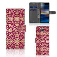 Wallet Case Sony Xperia 10 Barok Pink - thumbnail