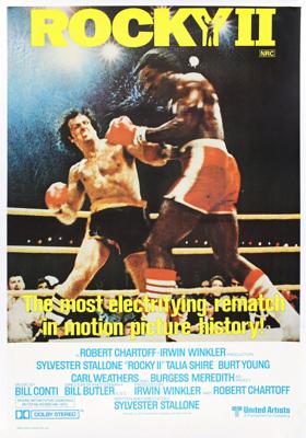 Poster -Rocky II, Originele Filmposter, Premium print, Professioneel Fotopapier