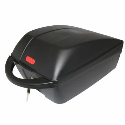 Polisport Topkoffer luxe met quick release bagagedragerbevestiging - zwart