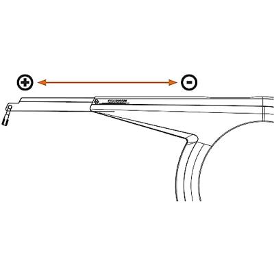 Axa Sks kettingscherm chainbow 42-44t 175mm zwart
