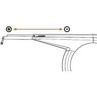 Sks kettingscherm chainbow 42-44t 175mm zwart - thumbnail