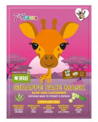 7th Heaven Giraffe Face Mask Aloe & Cucumber