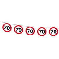 70 Jaar Verkeersbord Slinger - 12 meter - thumbnail