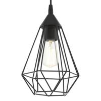 Eglo HanglampTarbes 17cm zwart - 94187 - thumbnail