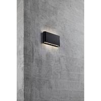 Wandlamp buiten up en downlighter gevelverlichting &apos;Kinver&apos; Nordlux buitenlamp zwart modern - thumbnail
