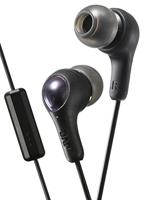 JVC Gumy Plus In-Ear Hoofdtelefoon Oortelefoon met Bass Boost, Comfortabele Oordopjes en Ingebouwde Microfoon en Afstandsbediening voor Gespreksafhandeling, Zwart - thumbnail