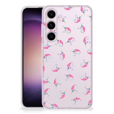 TPU bumper voor Samsung Galaxy S24 Unicorns TPU bumper voor Samsung Galaxy S24 Unicorns