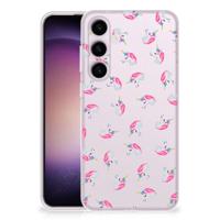 TPU bumper voor Samsung Galaxy S24 Unicorns - thumbnail