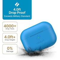 Catalyst Slim Case voor AirPods Pro Skin voor Apple AirPods Pro Charging Case, verwisselbare kleuren, beschermhoes Soft Skin, compatibel draadloos opladen - Blauw - thumbnail