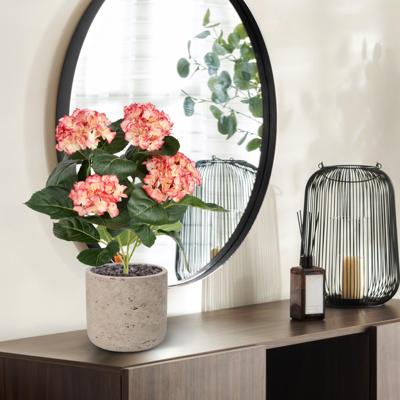 Hortensia kunstplant 40cm rose