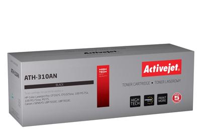 Activejet ATH-310AN (vervangt Canon, HP 126A CRG-729B, CE310A; Premium; 1200 pagina's; zwart)
