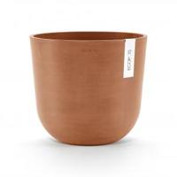 Ecopots Oslo kunststof bloempot Terracotta - Ø 23,4 cm - thumbnail