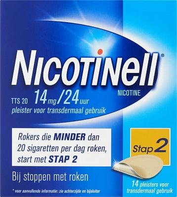 Nicotinell Pleisters 14 mg - voor stoppen met roken