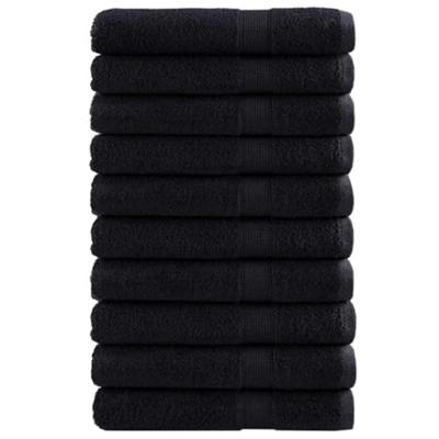 VidaXL Gastendoek solund 25 pcs zwart 80 x 200 cm 550 gsm