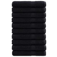 VidaXL Gastendoek solund 25 pcs zwart 80 x 200 cm 550 gsm - thumbnail