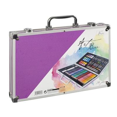 Creative Craft Group Luxe metalen kleurkoffer, 79dlg.