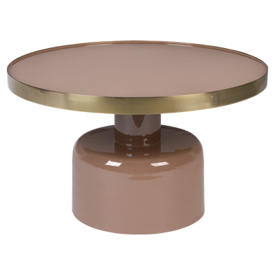 Zuiver Ronde Salontafel 'Glam' 60cm, kleur Roze Zuiver Ronde Salontafel 'Glam' 60cm, kleur Roze