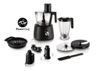 Philips HR7776/90 Foodprocessor Zwart - thumbnail