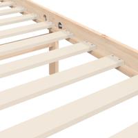 Bedframe met hoofdbord massief hout - thumbnail