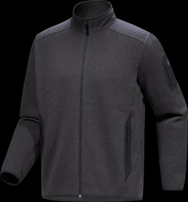 Arcteryx Covert Cardigan Fleece Heren Black Heather II XL Arcteryx Covert Cardigan Fleece Heren Black Heather II XL
