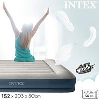 Intex 64118NP Pillow Rest Mid-Rise Luchtbed 152x203x30 cm Grijs/Blauw - thumbnail