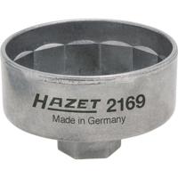 HAZET Oliefitersleutel 2169 · 3/8 inch (10 mm) vierkant hol · Buiten-14-kant-profiel · SW 74 mm - thumbnail