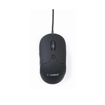6-knops optische muis met gekleurde verlichting, USB - thumbnail