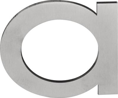 Formani Square LSQHN150 huisletter - mat RVS