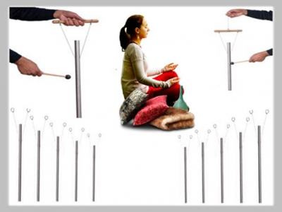 Klankbuizen Healing Energy voor hersengolven - 75-77 - Aluminium