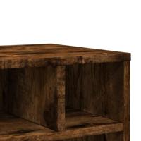 Printerkastje met wielen 41x32x48 cm gerookt eikenkleurig - thumbnail